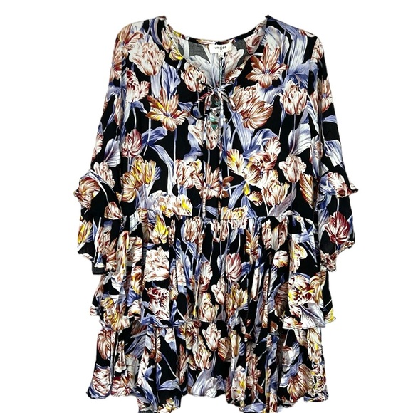 Umgee | Tops | Nwt Umgee Floral Tiered Tunic | Poshmark